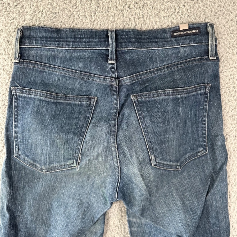 Citizens of Humanity Jeans Women's 26 Blue Mid Rise Skinny Leg Stretch - Picture 16 of 16